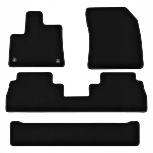 Dywaniki welurowe BASIC czarne do: Opel Combo E 7 osób (2018-) Najlepsza cena