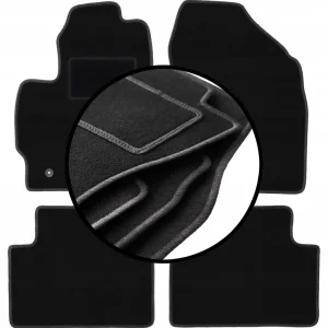 Dywaniki welurowe komplet do: Toyota Auris I hatchback (2007-2012) Popularny