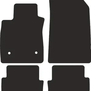 Promocja Dywaniki welurowe BASIC czarne do: Renault Clio IV grandtour, kombi, hatchb