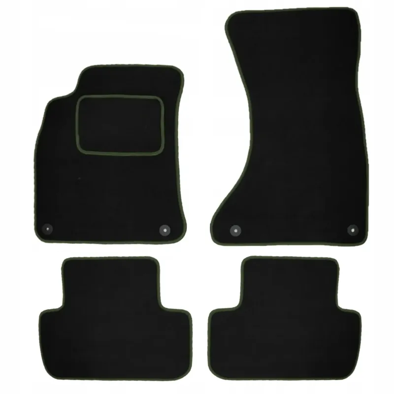 Dywaniki welurowe Audi A4 B8 MATY DO AUTA AUDI A4 B8 WYCIERACZKI Z Najlepsza cena