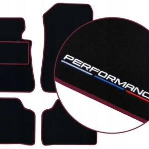 Promocja DYWANIKI WELUROWE BMW i8 L12 COUPE (2014-2022) - BORDOWE + 2x HAFT