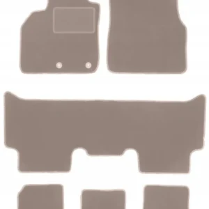 Tani Dywaniki samochodowe welurowe: Renault Grand Scenic III 7 osob (2009-2015)