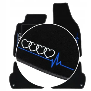 Ostatnia szansa DYWANIKI DO AUDI A5 I (2007-2016) GRAFITOWA PRZĘDZA, 2 HAFTY