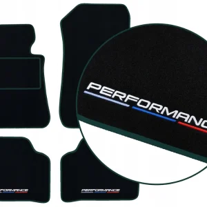 DYWANIKI WELUROWE BMW 1 E82 (2004-2013) - ZIELONE + 4x HAFT Promocja