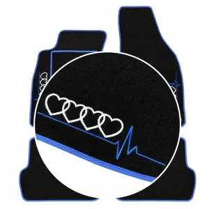 Wyprzedaż DYWANIKI DO AUDI TT 8N (1998-2006) NIEBIESKA LAMÓWKA, 2 HAFTY