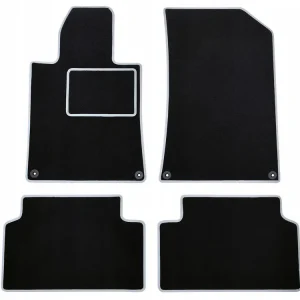 Darmowa dostawa CZARNE DYWANIKI CITROEN C5 II (2008-2017) SZARA LAMÓWKA | ST