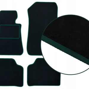 DYWANIKI WELUROWE BMW X6 G06 (2019-...) + ZIELONA LAMÓWKA Popularny