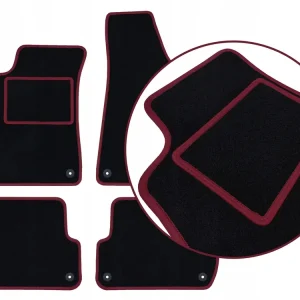 Niska cena CZARNE DYWANIKI AUDI A7 II (2017-...) BORDOWA PRZĘDZA | ST