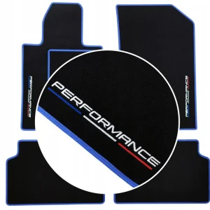 Wyprzedaż CZARNE DYWANIKI RENAULT THALIA I (2001-2008) FLAGA FRANCJI