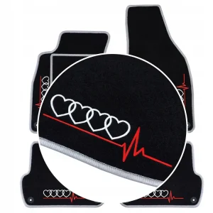 POLSKIE DYWANIKI DO AUDI Q7 I (2005-2015) JASNOSZARE, 4 HAFTY Ekspresowa dostawa