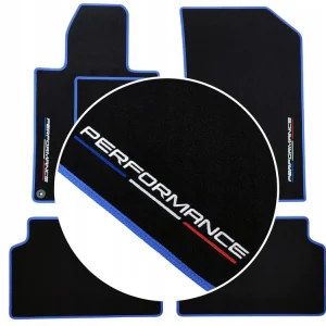 Szybka dostawa CZARNE DYWANIKI CITROEN C1 II (2014-...) FLAGA FRANCJI