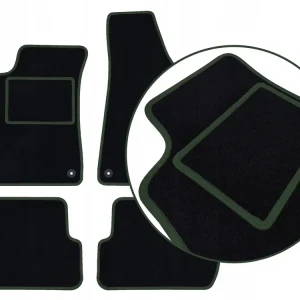 CZARNE DYWANIKI AUDI Q4 e-Tron (2021-...) CIEMNOZIELONA PRZĘDZA | ST Tani