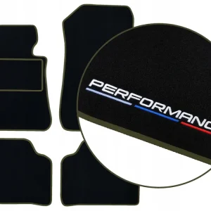 Tylko dziś DYWANIKI WELUROWE BMW 1 E82 (2004-2013) - OLIWKOWE + 2x HAFT