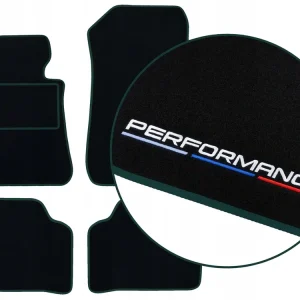 Oferta limitowana DYWANIKI WELUROWE BMW X2 F39 (2017-2023) - ZIELONE + 2x HAFT