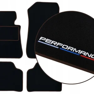 Najlepsza cena DYWANIKI WELUROWE BMW 1 F52 (2016-2023) - BRĄZOWE + 2x HAFT