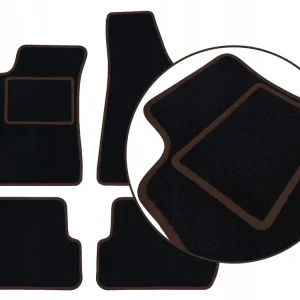 CZARNE DYWANIKI AUDI 80 B3 (1986-1991) BRĄZOWA PRZĘDZA | ST Wysoka jakość