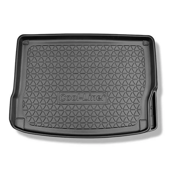 Bezpieczna płatność Mata do bagażnika do Kia Niro Crossover (08.2016-05.2022) - antypoślizgowa - samochodowy dywanik bagażnika - Aristar - Cool liner - z / bez subwoofera; górny bagażnik (ze schowkiem); prawa wnęka usuwalna w modelach z bateriami PHEV (Hybrid)