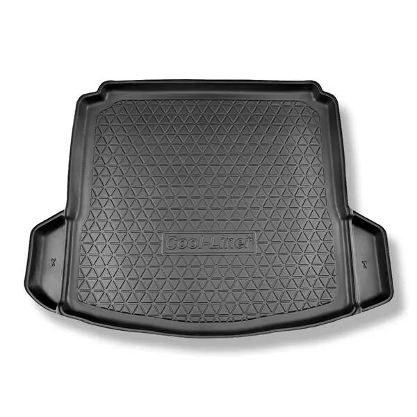 Wysoka jakość Mata do bagażnika do Renault Megane IV GrandCoupe (01.2017-....) - antypoślizgowa - samochodowy dywanik bagażnika - Aristar - Cool liner - prawa i lewa wnęka usuwalna