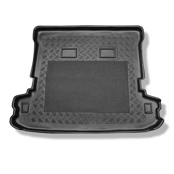 Mata do bagażnika do Mitsubishi Pajero IV Wagon SUV (04.2007-07.2015) - antypoślizgowa - samochodowy dywanik bagażnika - Aristar - Standard - 5/7 miejsc; trzeci rząd opuszczony; wersja Long Ostatnia szansa