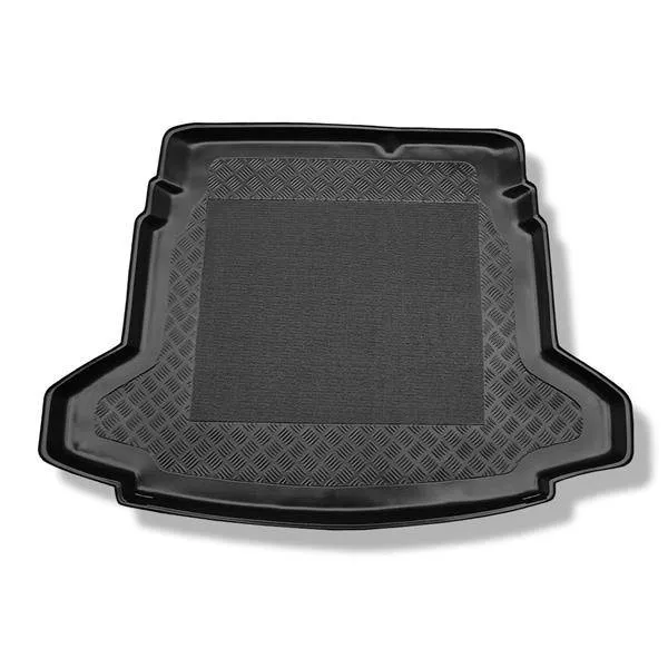 Mata do bagażnika do Saab 9-3 SportSedan (2002-05.2014) - antypoślizgowa - samochodowy dywanik bagażnika - Aristar - Standard - z lewą i prawą wnęką (bez systemu nagłaśniającego) Najlepsza cena