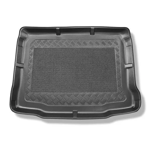Autentyczny Mata do bagażnika do Skoda Yeti SUV (06.2009-11.2017) - antypoślizgowa - samochodowy dywanik bagażnika - Aristar - Standard - dolny bagażnik; z kołem dojazdowym lub zestawem naprawczym