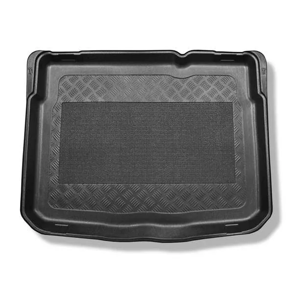 Ekspresowa dostawa Mata do bagażnika do Fiat 500X Crossover (01.2015-2024) - antypoślizgowa - samochodowy dywanik bagażnika - Aristar - Standard - z ruchomą podłogą bagażnika; na poziom górny i dolny podłogi