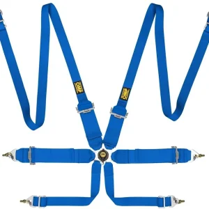 OMP Pasy bezpieczeństwa 6 - punktowe OMP Saloon FHR niebieskie DA0204EH041 Niska cena