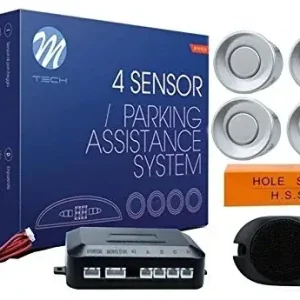 M-Tech cp7s pomoc przy parkowaniu 4 czujniki z głośnikiem Srebrny CP7S Darmowa dostawa