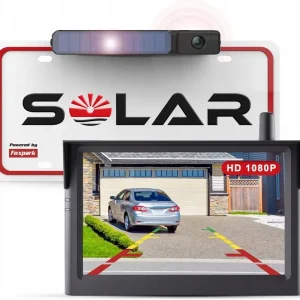 Foxpark Zestaw bezprzewodowej cyfrowej kamery cofania 1080P 5" IP69K Zwrot pieniędzy