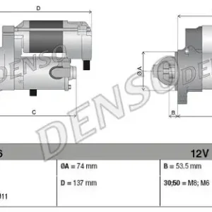 DENSO Rozrusznik DSN1206 Premium
