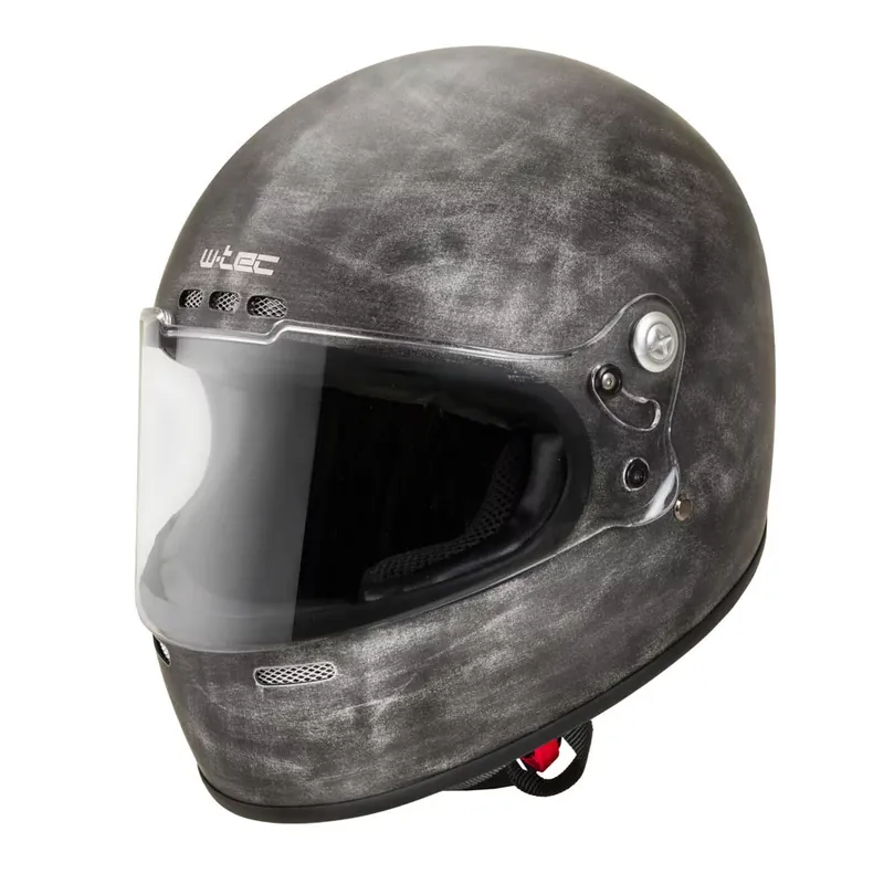 Nowość W-TEC Kask motocyklowy zamknięty Cruder Brindle, Zardzewiały Szary, S (55-56) 22565-S