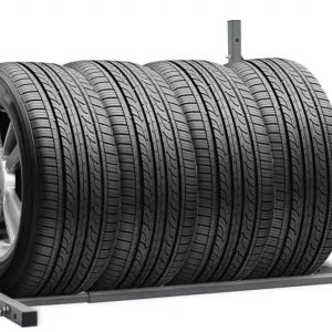 Oferta limitowana vidaXL vidaXL Stojak na opony srebrna stal