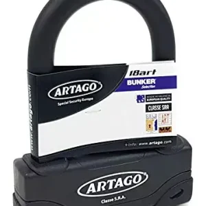 Artago 18ART120 U-lock antykradzieżowy, wysokiej jakości, podwójny zamek MRT, ø18, homologacja SRA, Sold Secure Gold, ART4, Bunker Selection Oferta