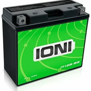 Wyprzedaż IONI IT12B-BS 12 V 10 Ah akumulator AGM kompatybilny z YT12B-BS uszczelniony/bezobsługowy akumulator motocyklowy