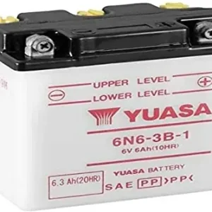 Wyprzedaż Yuasa Bateria 6N6-3B-1 otwarta bez kwasów 6N6-3B-1 -Y-