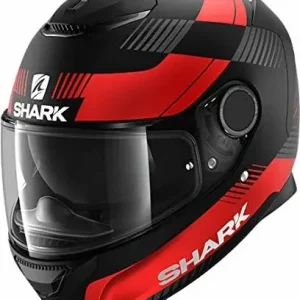 Premium Shark Kask motocyklowy Spartan Strad matowy czarny czerwony KRA, XL HE3439EKRAXL