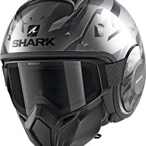 Wyprzedaż Shark Kaski motocyklowe STREET DRAK KANHJI AKA, Noir/Gris, S