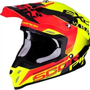 Darmowa dostawa Scorpion Unisex – dla dorosłych VX-16 AIR Arhus M, żółto-neonowa czerwień, M