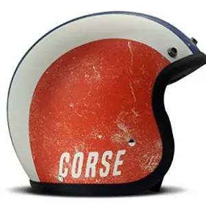 DMD kask motocyklowy w stylu vintage, wyścigowy, wielokolorowy, rozmiar L Zwrot pieniędzy