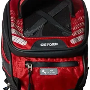 Zwrot pieniędzy Oxford M4R Tank N Tailer motocykl magnetyczny zbiornik/torba ogona - czerwony