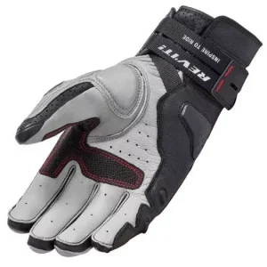 Bezpieczna płatność Rękawice motocyklowe skórzane Rev'it Cayenne 2 - czarno-szare M