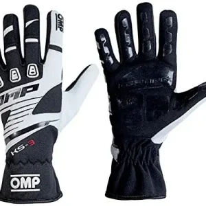Ostatnia szansa OMP kart rękawice KS-3 my2018, xl, czarny / biały OMPKK02743E076XL