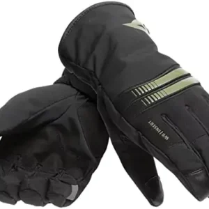 DAINESE PLAZA 3 D-DRY GLOVES BLACK BRONZE-ZIELONY M Ekspresowa dostawa