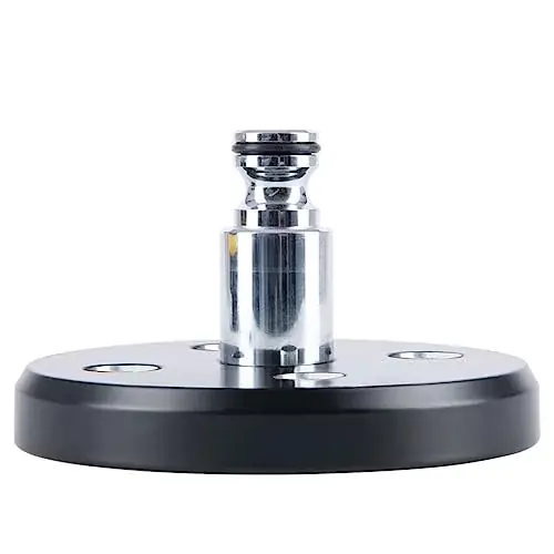 Oxford Beast Floor Lock Adaptor, czarny/srebrny Szybka dostawa