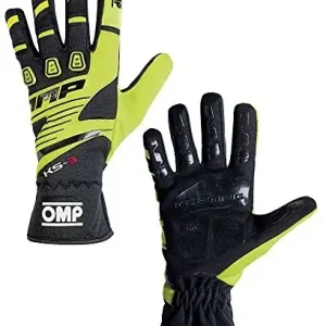 Premium OMP kart rękawice KS-3 my2018, l, czarny/żółty OMPKK02743E059L