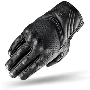 Autentyczny SHIMA Bullet Lady klasyczne damskie retro vintage Custom letnie rękawice motocyklowe (XS-L, czarne), M BULLET LADY M