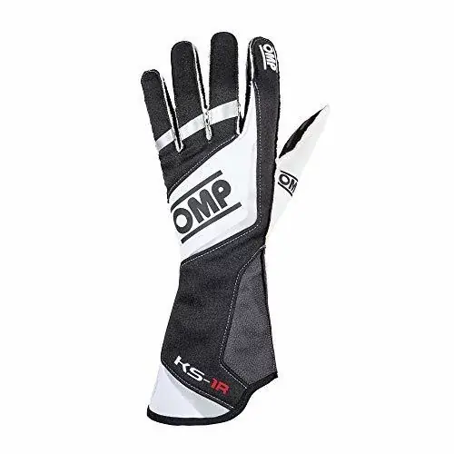 OMP OMPKK02740071L Guantes Ks-1R Negro/Blanco/srebrny L Talla Darmowa dostawa