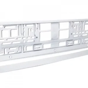 Bezpieczna płatność inny Ramka do tablicy rejestracyjnej samochodowa metalizowana biała N21-4570