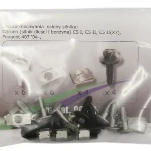 Romix ZESTAW MOCOWAŃ OSŁON POD SILNIK - CITROEN PEUGEOT 90214 Zwrot pieniędzy