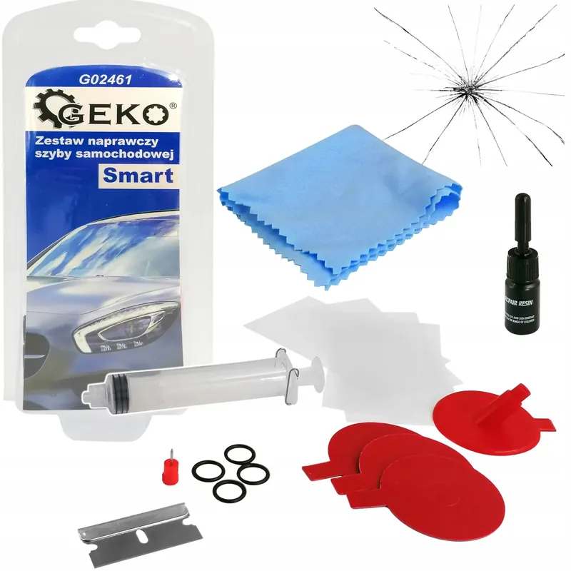 Zamów teraz Zestaw Naprawczy Szyby Samochodowej Klej Naprawy